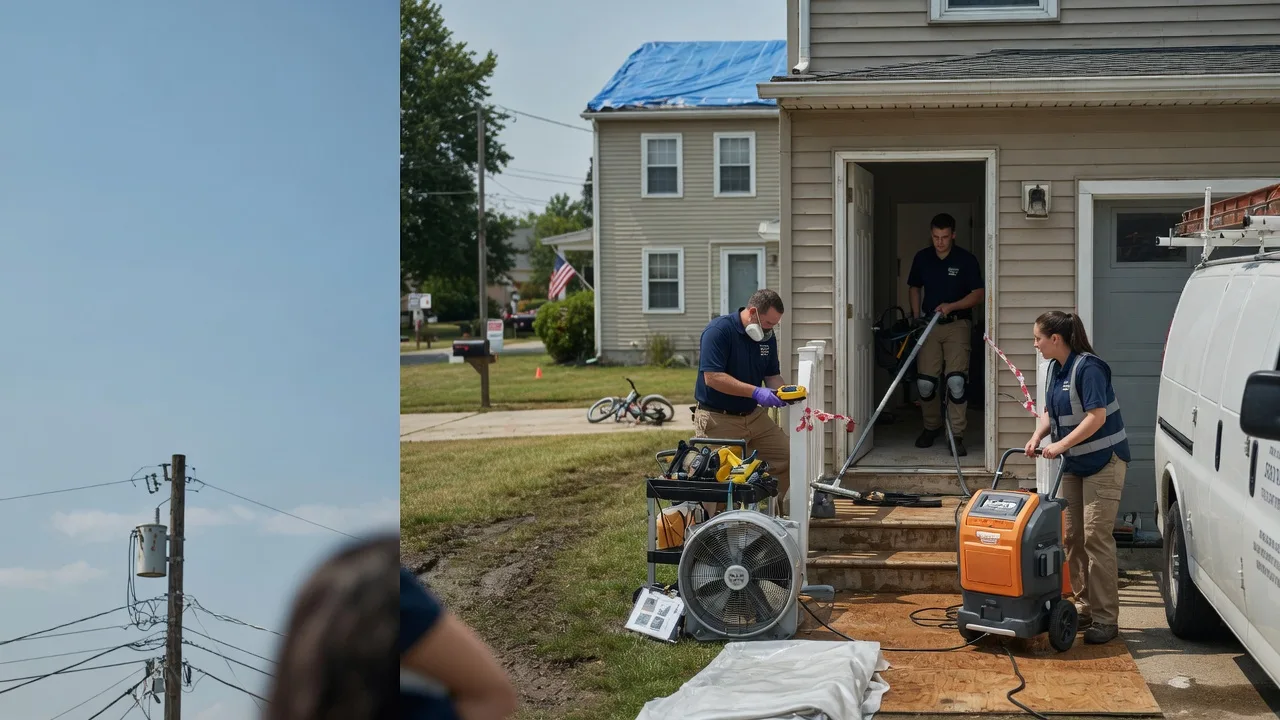 Water Damage Repair in Young America, IN near me